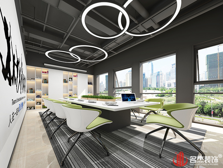 生物科技办公室装修之聚会室