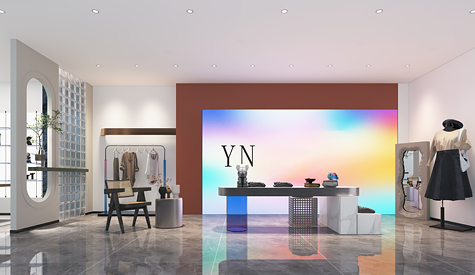 广州盈纳衣饰办公室空间装修设计